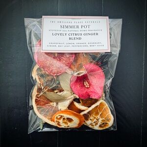 All Natural Lovely Citrus Ginger Simmer Pot Simmering Potpourri Kit